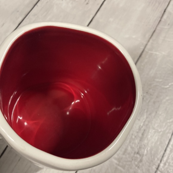 Rae Dunn Jolly Mug Red White - Picture 5 of 7